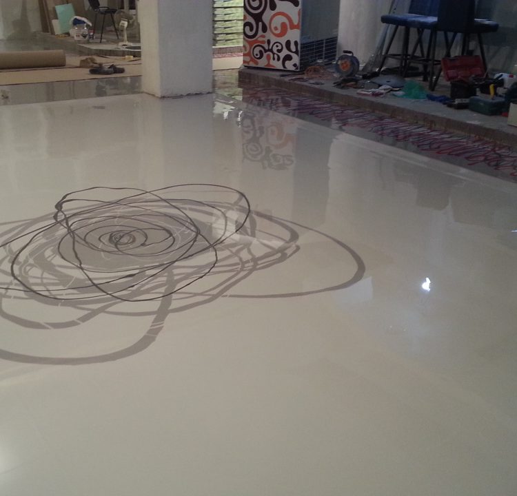 Dizajnová liata podlaha